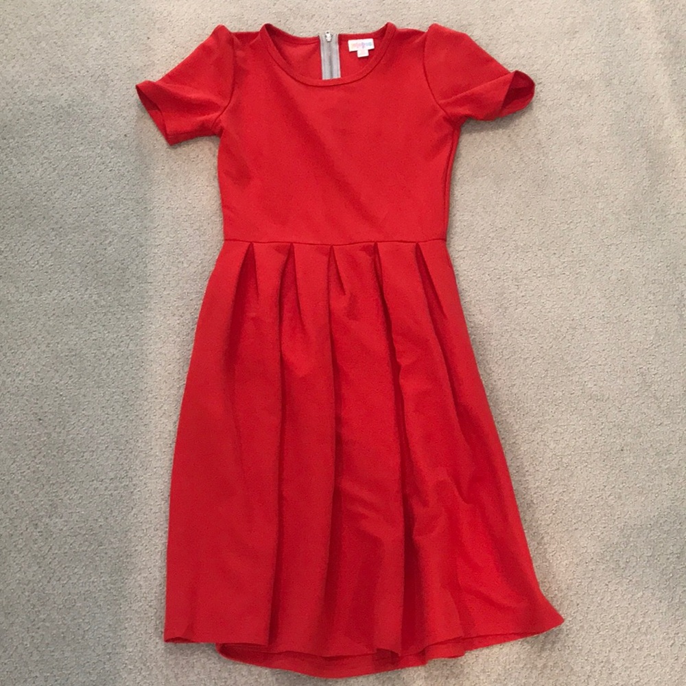 Lularoe red dress